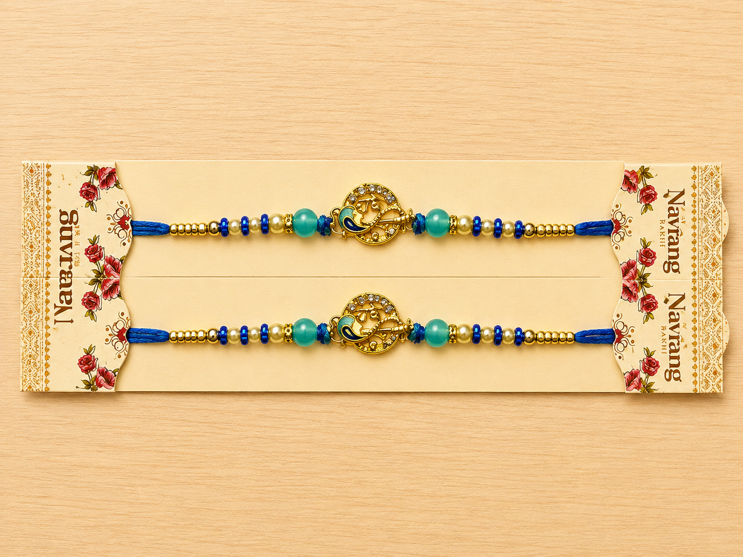 Peacock Charm Rakhi