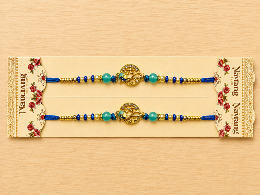 Peacock Charm Rakhi