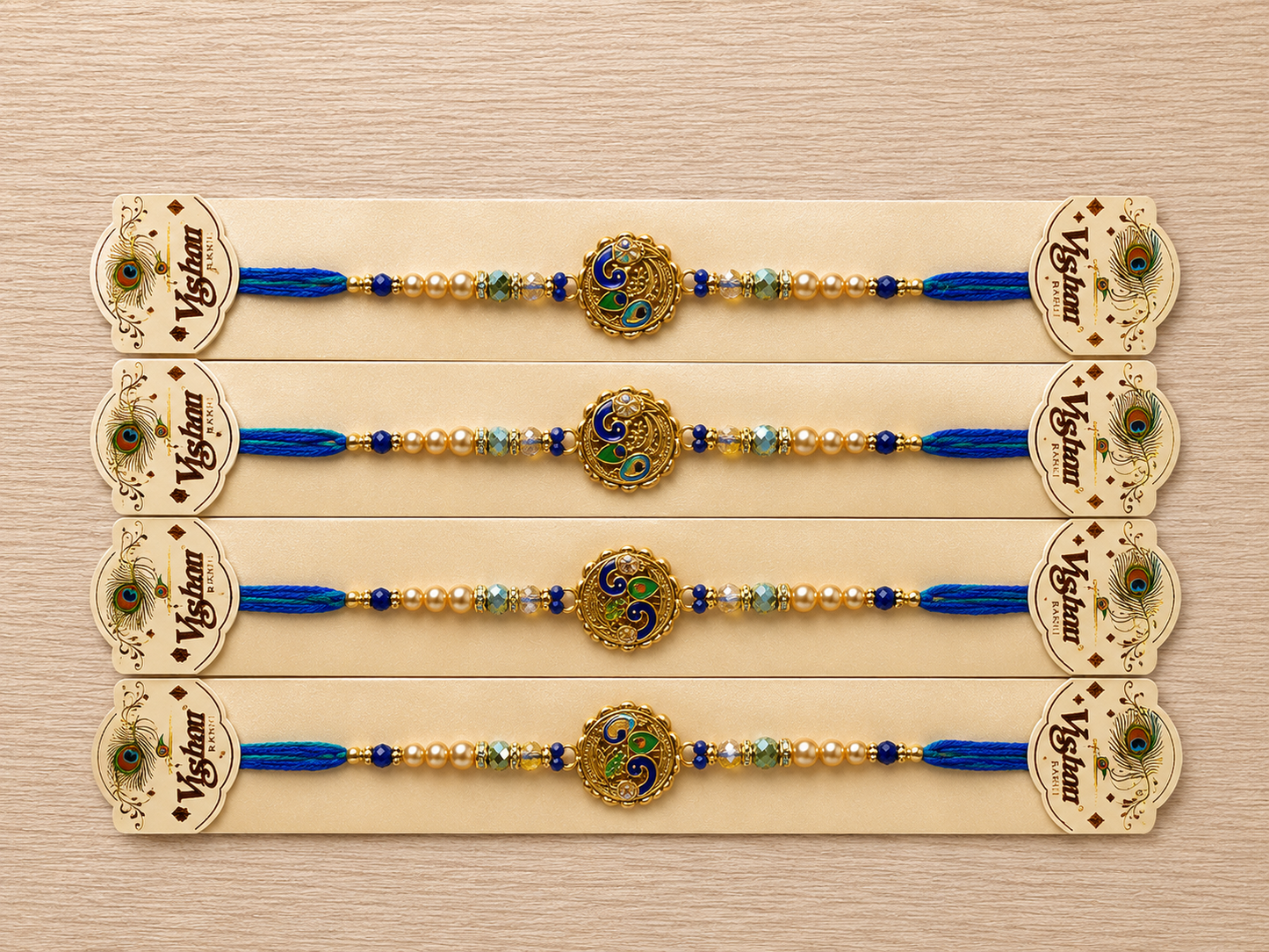 Handcrafted Peacock Rakhi