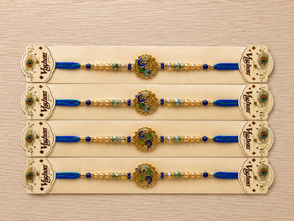 Handcrafted Peacock Rakhi