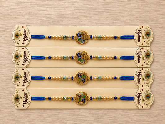 Handcrafted Peacock Rakhi