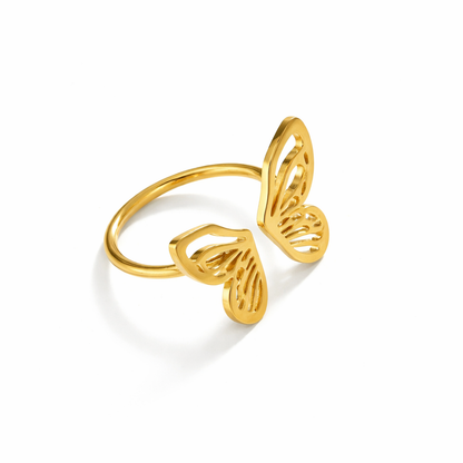Butterfly Adjustable Ring