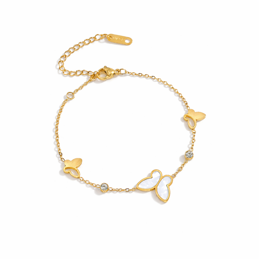 Butterfly Charm Bracelet