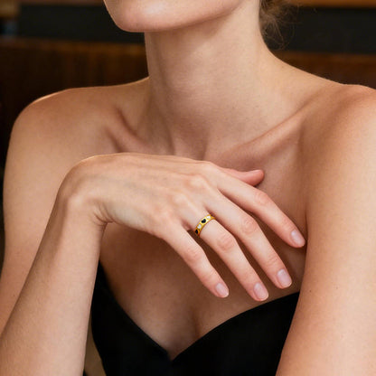 Heart Detail Adjustable Ring