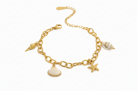 Ocean Charm Chain Bracelet