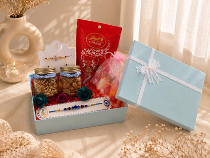 Premium Festive Rakhi Hamper – A Cherished Gift for Brother & Bhabhi