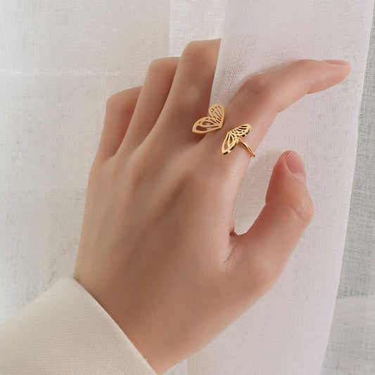 Butterfly Adjustable Ring