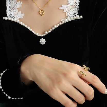 Butterfly Adjustable Ring