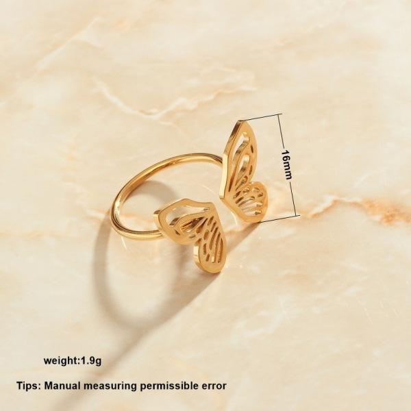 Butterfly Adjustable Ring