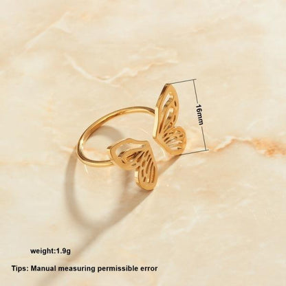 Butterfly Adjustable Ring