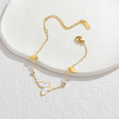 Butterfly Charm Bracelet