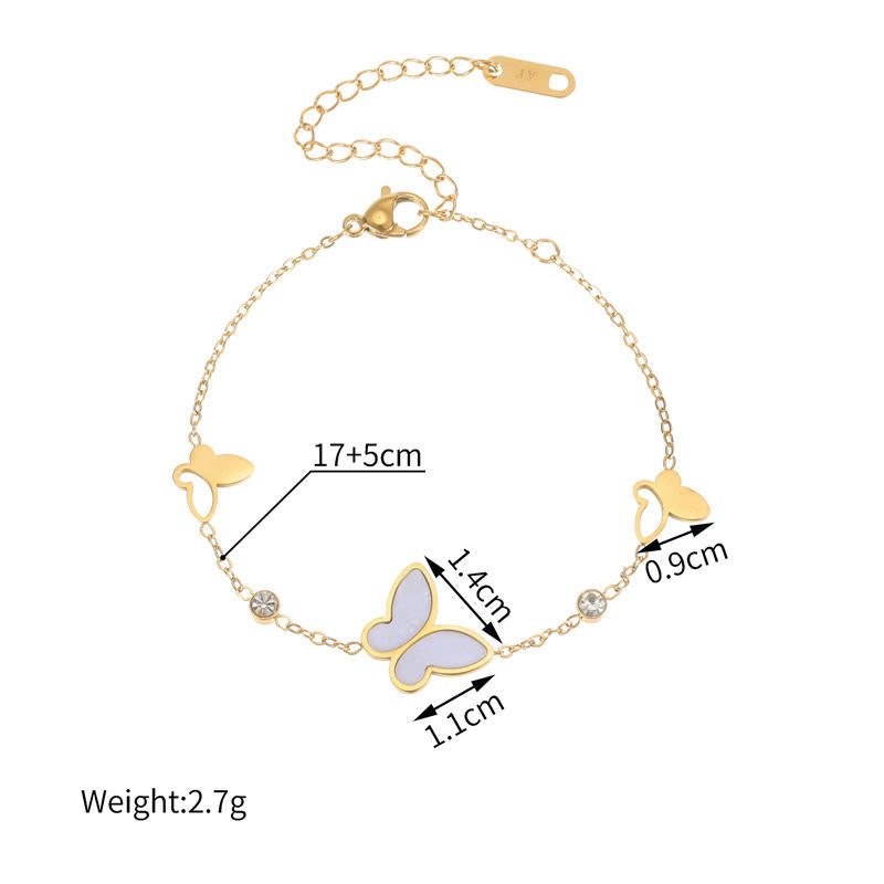 Butterfly Charm Bracelet