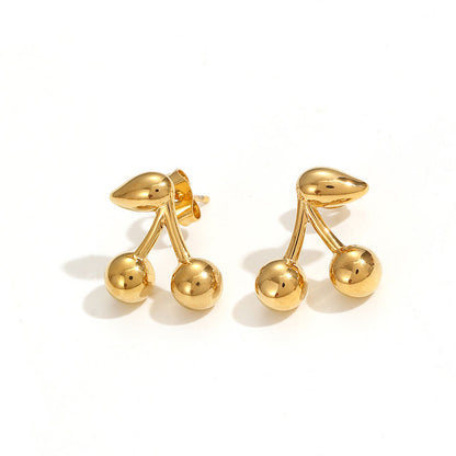 Cherry Stud Earrings
