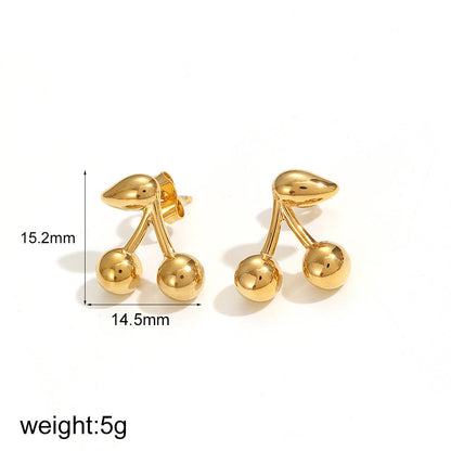 Cherry Stud Earrings
