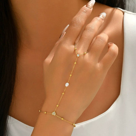 Hand Chain Bracelet Ring