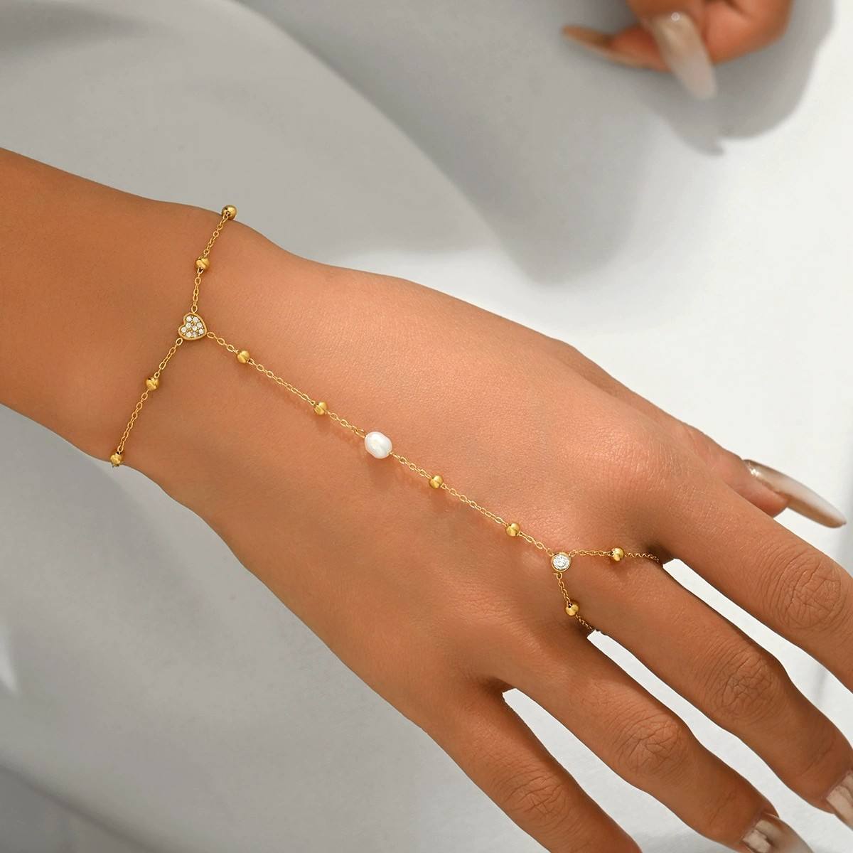 Hand Chain Bracelet Ring